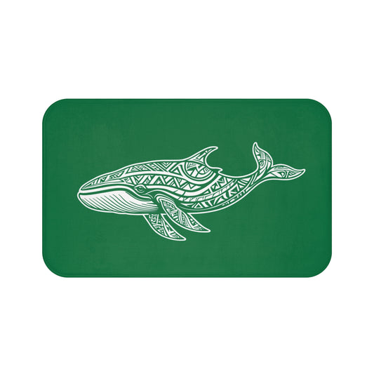 Tribal Bath Mat. Ocean Energy, Tribal Style