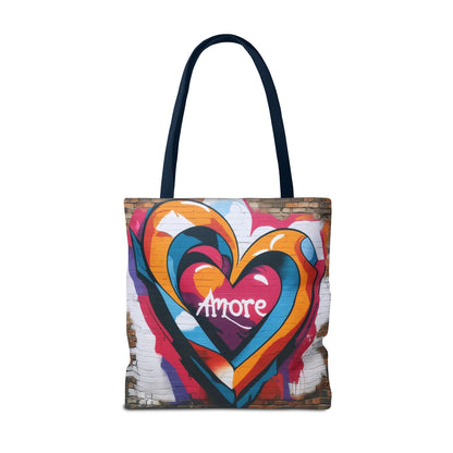 Artistic Surge - Eco-Friendly Canvas Tote Bag - HEART