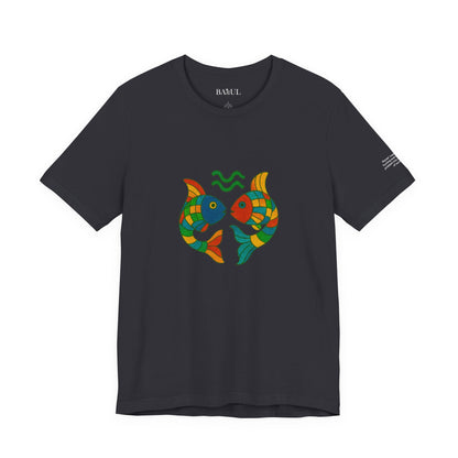 PISCES - T-shirt, The Zodiac in Colors