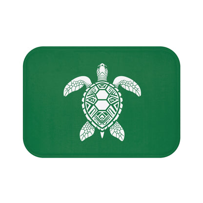 Tribal Bath Mat. Ocean Energy, Tribal Style