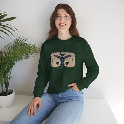 Libra - Gothic Zodiac Blue Sweatshirt