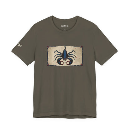 Scorpio - Gothic Zodiac T-Shirt. Zodiac in the Shadows