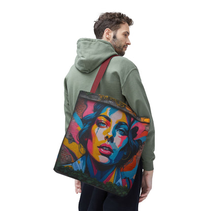 Artistic Surge - Eco-Friendly Canvas Tote Bag - WOMAN'S FACE