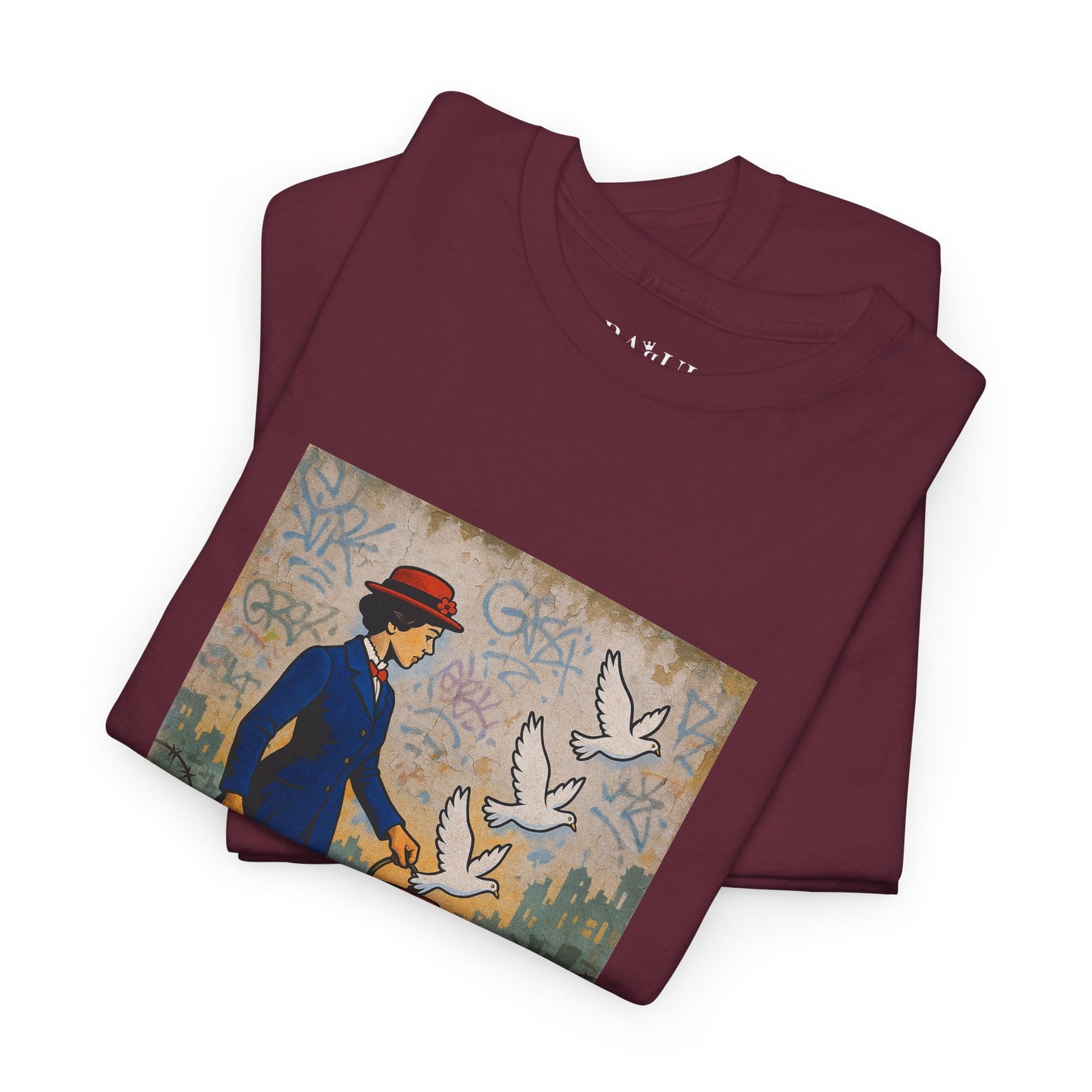 Rebel Graphic Tee - Unisex Heavy Cotton T-Shirt for the Wild at Heart. Rebel Tees, Born to Be Worn