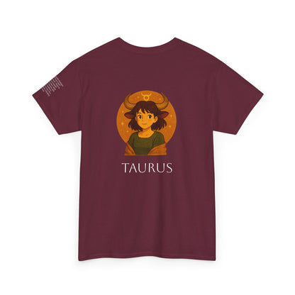 TAURUS - Dreamy Zodiac T-Shirts – The Magic of the Stars in Ghibli Style
