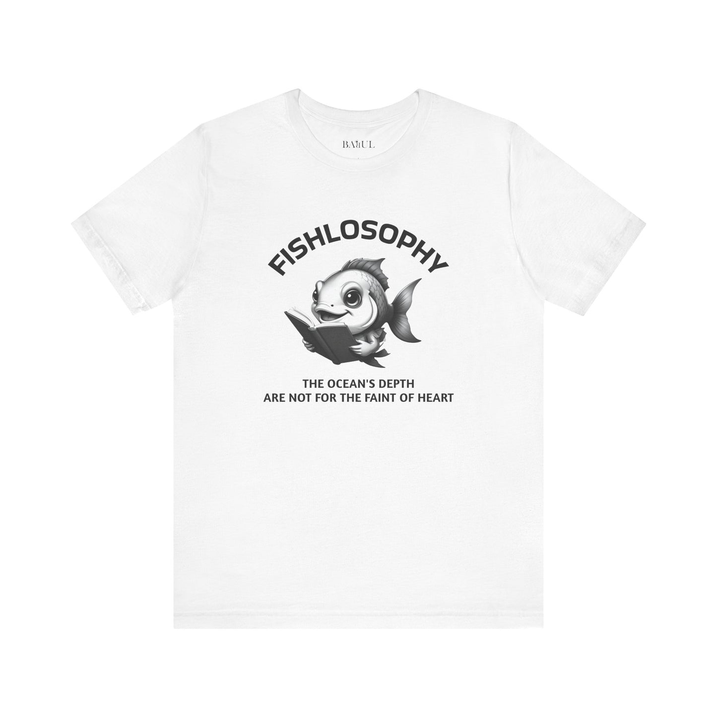Fishlosophy Unisex Jersey Short Sleeve Tee –  The Ocean' depth is not for the faint of heart