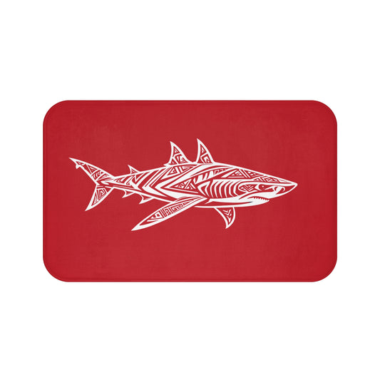 Tribal Bath Mat. Ocean Energy, Tribal Style