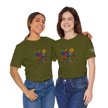 TAURUS - T-shirt, The Zodiac in Colors