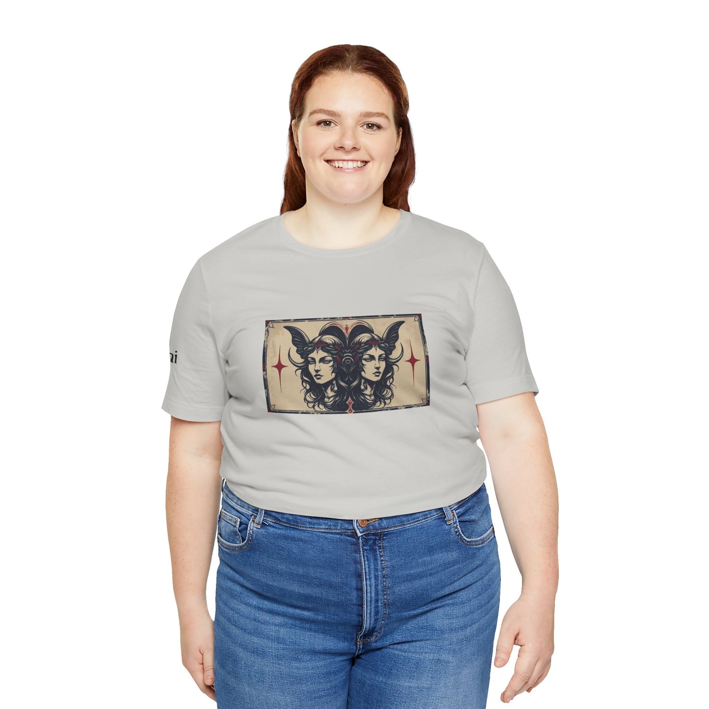Gemini - Gothic Zodiac T-Shirt. Zodiac in the Shadows