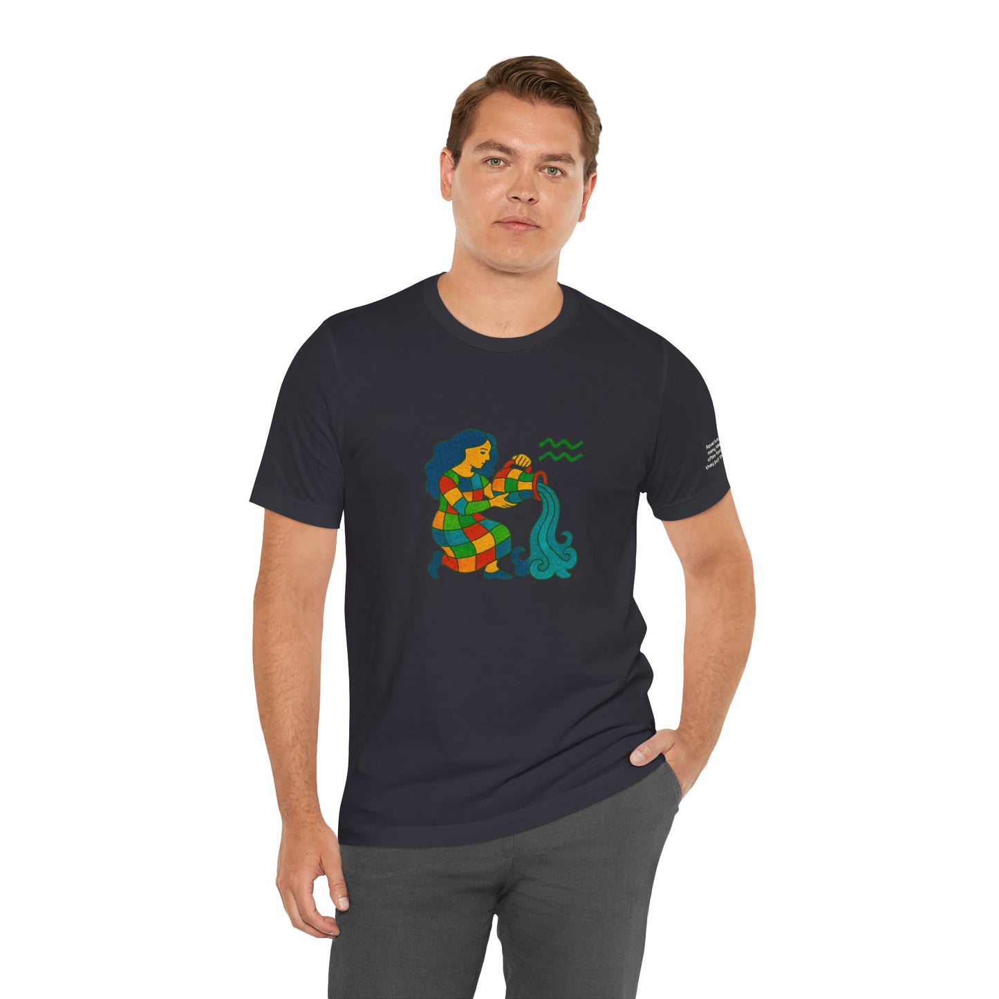 AQUARIUS - T-shirt, The Zodiac in Colors