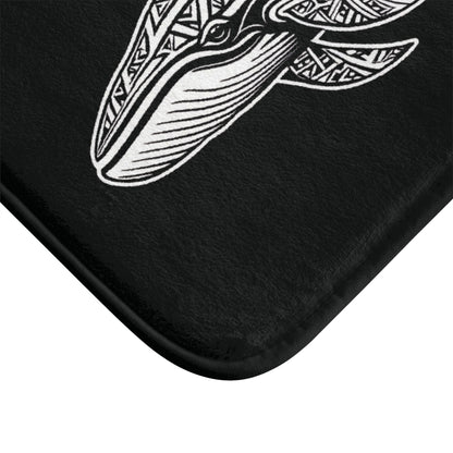 Tribal Bath Mat. Ocean Energy, Tribal Style