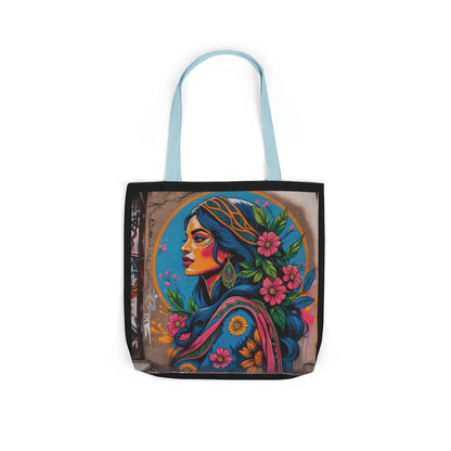Artistic Surge - Eco-Friendly Canvas Tote Bag - FLOWERED WOMAN
