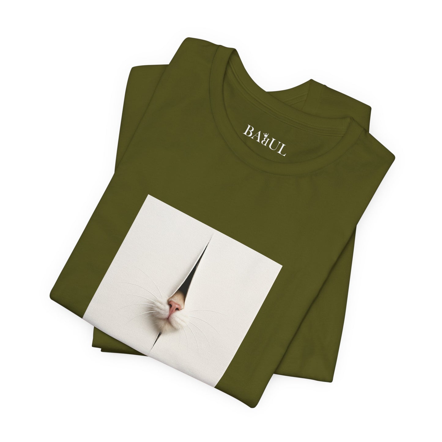 CATART Unisex Jersey Cat T-Shirt - FONTANA - Iconic Painting Reimagined with Cats