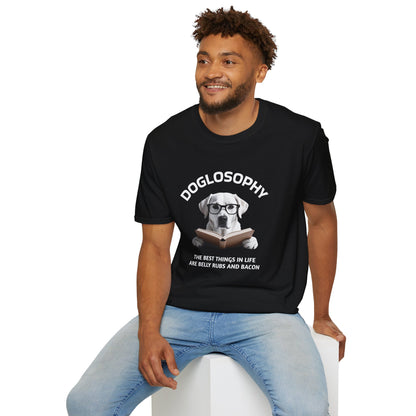 Doglosophy  Unisex Softstyle T-Shirt - "The Best Things in Life" Design