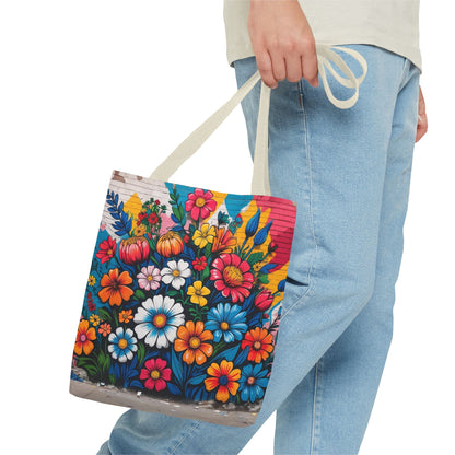 Artistic Surge - Eco-Friendly Canvas Tote Bag - FLOWERS