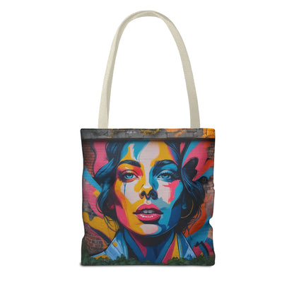 Artistic Surge - Eco-Friendly Canvas Tote Bag - WOMAN'S FACE