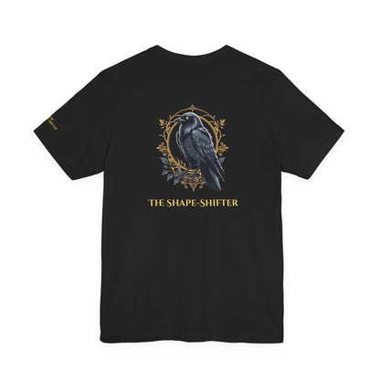 Crow – The Shape-Shifter - Magic Animals T-Shirt Black Only (graphic on the back)