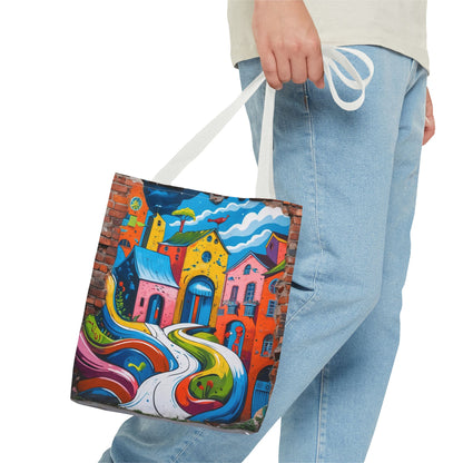 Artistic Surge - Eco-Friendly Canvas Tote Bag - HOUSES