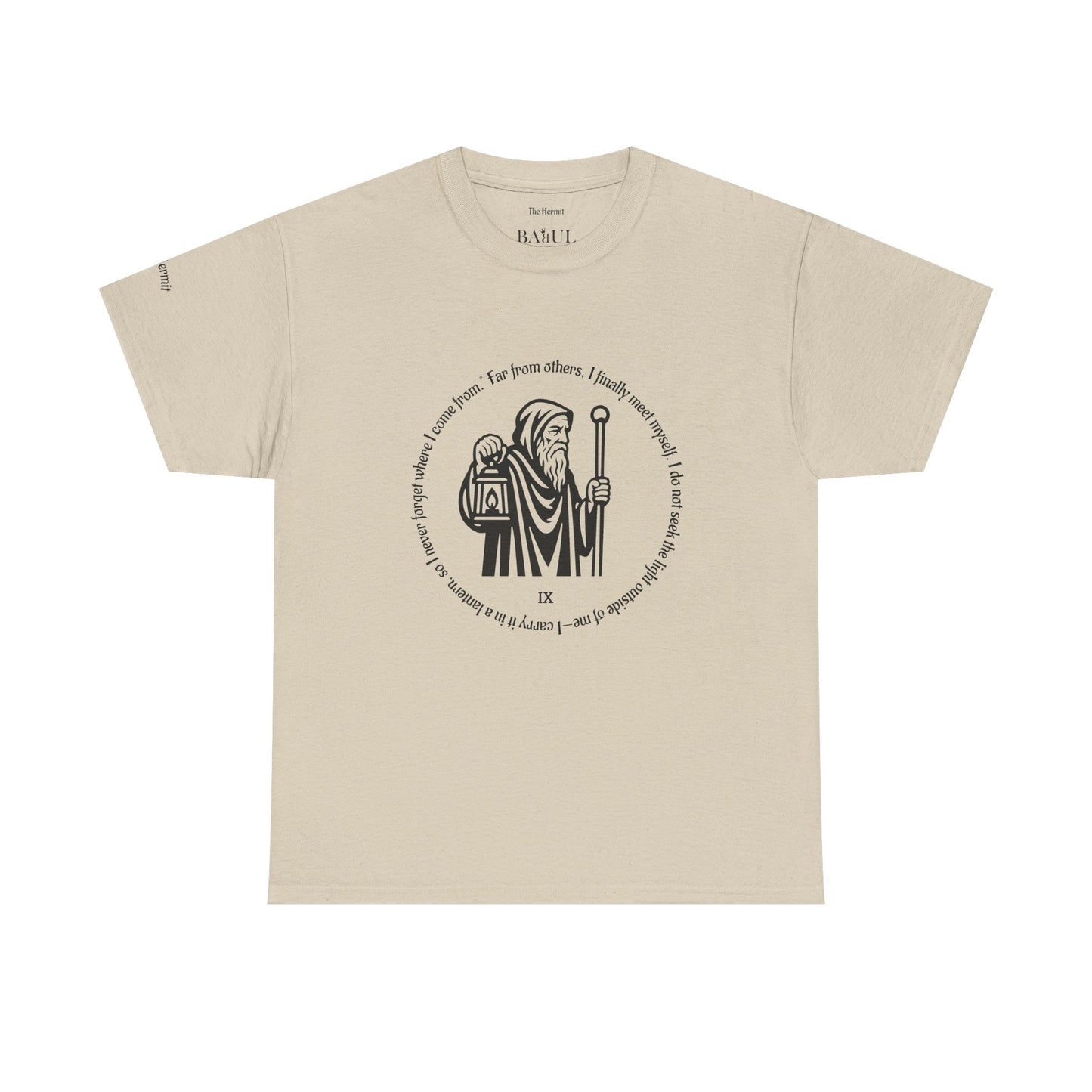 The Hermit - ArcanaPop T-Shirt – Where Tarot Magic Meets Pop Art