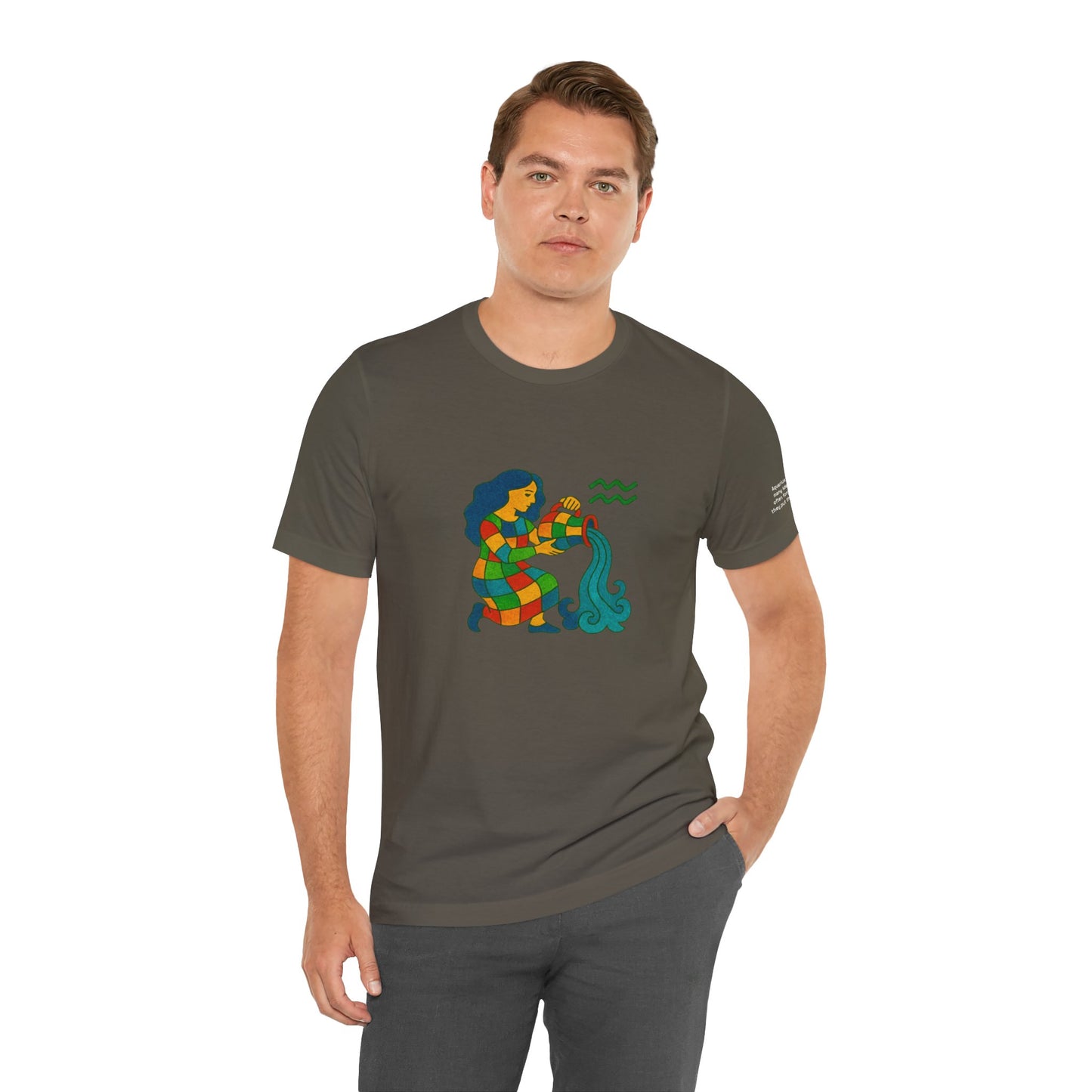 AQUARIUS - T-shirt, The Zodiac in Colors
