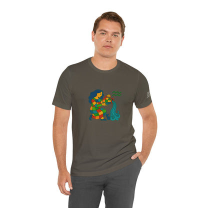 AQUARIUS - T-shirt, The Zodiac in Colors