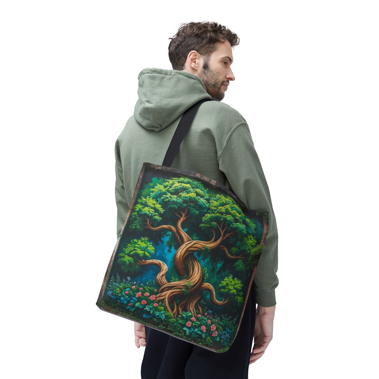 Artistic Surge - Eco-Friendly Canvas Tote Bag - TREE