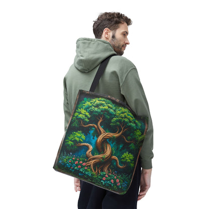 Artistic Surge - Eco-Friendly Canvas Tote Bag - TREE