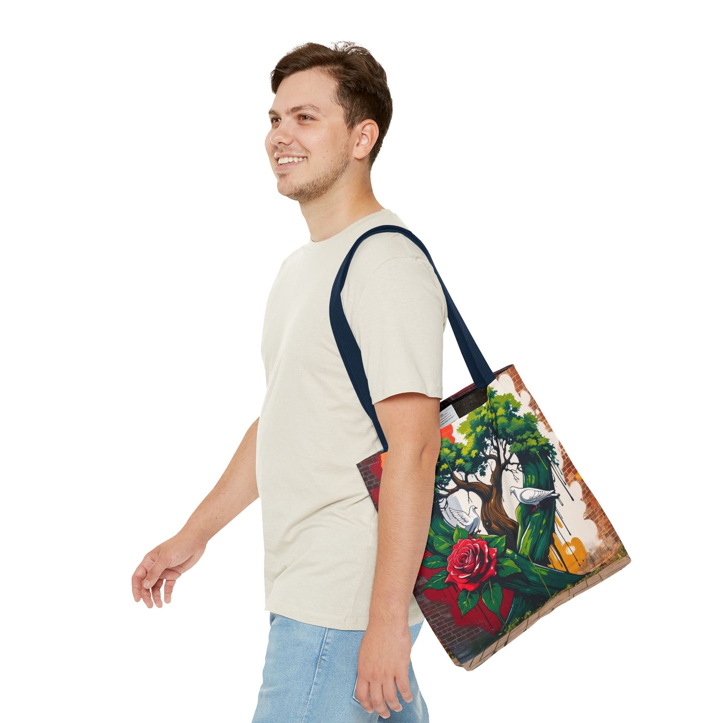 Artistic Surge - Eco-Friendly Canvas Tote Bag - ROSE