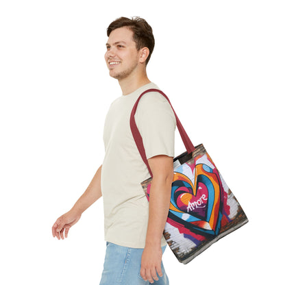 Artistic Surge - Eco-Friendly Canvas Tote Bag - HEART