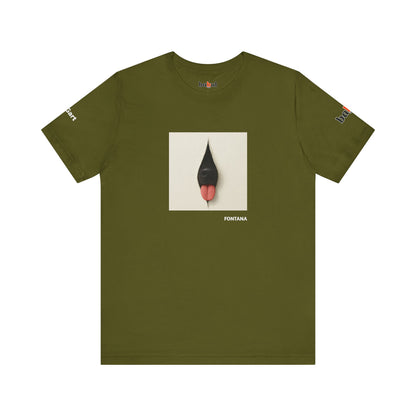 DOGART Unisex Jersey Dog T-Shirt - FONTANA - Iconic Painting Reimagined with Dogs