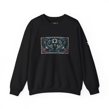 Pisces - Gothic Zodiac Blue Sweatshirt